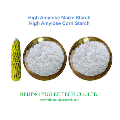 پکن YIGLEE TECH نشاسته ذرت آميلوز بالا غير GMO نشاسته آهسته هضم HAMS RS2 نشاسته مقاوم به پروبیوتیک