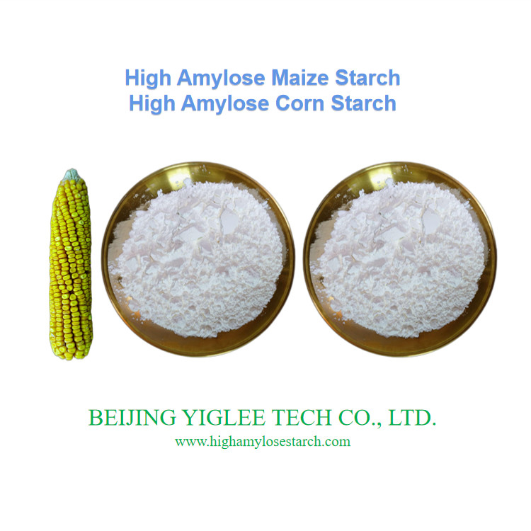 پکن YIGLEE TECH نشاسته ذرت آميلوز بالا غير GMO نشاسته آهسته هضم HAMS RS2 نشاسته مقاوم به پروبیوتیک